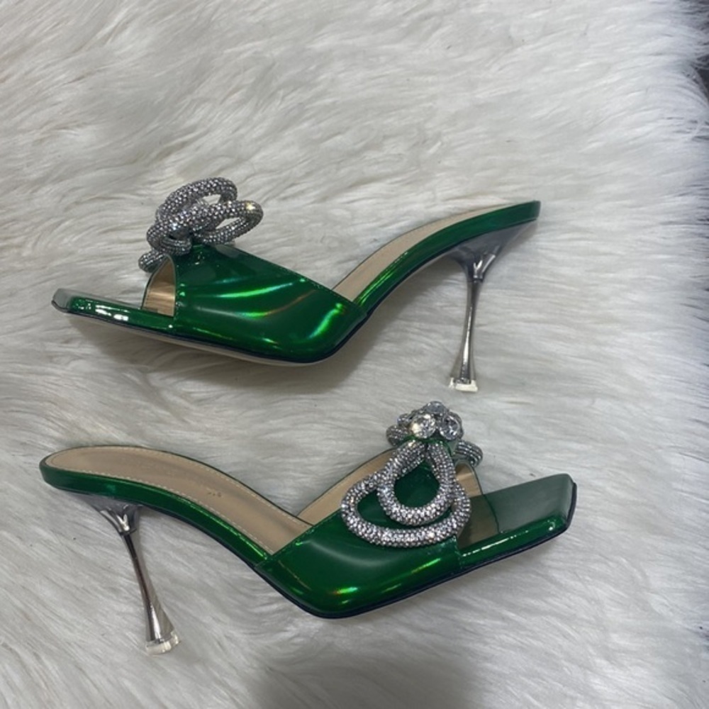 New Mach & Mach Double‎ Bow slide sandal size 36.5EU - Picture 4 of 12